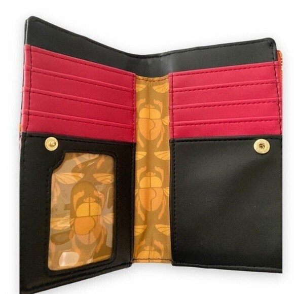 Loungefly Disney Aladdin Jafar Faux Leather Flap Bi-Fold Wallet Villain - Picture 3 of 9